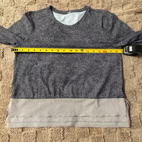 Lululemon Sole Training Long Sleeve Running Top UV Protect Shirt White Chrome 8 - Picture 7 of 9